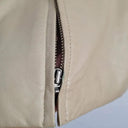 Via Reggio Vintage Genuine Leather Zip Up AS IS Jacket Size 10 by SwapUp-Online Second Hand Store-Online Thrift Store