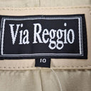 Via Reggio Vintage Genuine Leather Zip Up AS IS Jacket Size 10 by SwapUp-Online Second Hand Store-Online Thrift Store