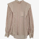 Witchery Amber Stripped Mock Neck Shirt Size 8 by SwapUp-Online Second Hand Store-Online Thrift Store