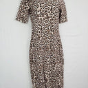 Witchery Animal Print Bodycon Midi Dress Size 10 by SwapUp-Online Second Hand Store-Online Thrift Store