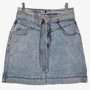 Witchery Belted Denim Mini Skirt Size 8 by SwapUp-Online Second Hand Store-Online Thrift Store