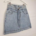 Witchery Belted Denim Mini Skirt Size 8 by SwapUp-Online Second Hand Store-Online Thrift Store