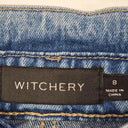 Witchery Belted Denim Mini Skirt Size 8 by SwapUp-Online Second Hand Store-Online Thrift Store