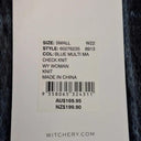 Witchery Blue Check Luxury Yarn Jumper Size S by SwapUp-Online Second Hand Store-Online Thrift Store