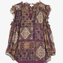 Witchery Boho Soft Tied Neck Top Size 10 by SwapUp-Online Second Hand Store-Online Thrift Store