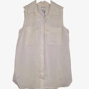 Witchery Chalk Sleeveless Button Up Shirt Size 8 by SwapUp-Online Second Hand Store-Online Thrift Store