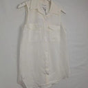 Witchery Chalk Sleeveless Button Up Shirt Size 8 by SwapUp-Online Second Hand Store-Online Thrift Store