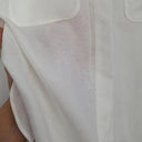 Witchery Chalk Sleeveless Button Up Shirt Size 8 by SwapUp-Online Second Hand Store-Online Thrift Store