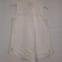 Witchery Chalk Sleeveless Button Up Shirt Size 8 by SwapUp-Online Second Hand Store-Online Thrift Store