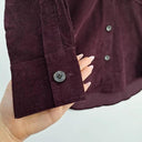 Witchery Classic Maroon Corduroy Buttoned Jacket Size 8 by SwapUp-Online Second Hand Store-Online Thrift Store
