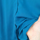 Witchery Deep Teal Pleat Front Top Size S by SwapUp-Online Second Hand Store-Online Thrift Store