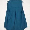 Witchery Deep Teal Pleat Front Top Size S by SwapUp-Online Second Hand Store-Online Thrift Store