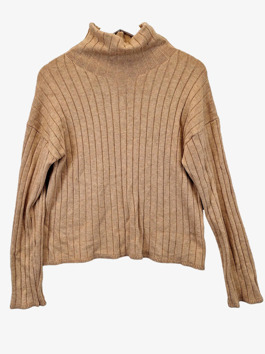 Witchery Everyday Camel Turtleneck Jumper Size XS by SwapUp-Online Second Hand Store-Online Thrift Store