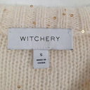Witchery Gold threaded Mini Sequin Crew Knit Jumper Size S by SwapUp-Online Second Hand Store-Online Thrift Store
