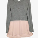 Witchery Grey Marle Embellished Front Top Size S by SwapUp-Online Second Hand Store-Online Thrift Store