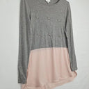 Witchery Grey Marle Embellished Front Top Size S by SwapUp-Online Second Hand Store-Online Thrift Store