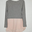 Witchery Grey Marle Embellished Front Top Size S by SwapUp-Online Second Hand Store-Online Thrift Store