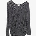 Witchery Ink Blue Draped Casual Top Size XS by SwapUp-Online Second Hand Store-Online Thrift Store