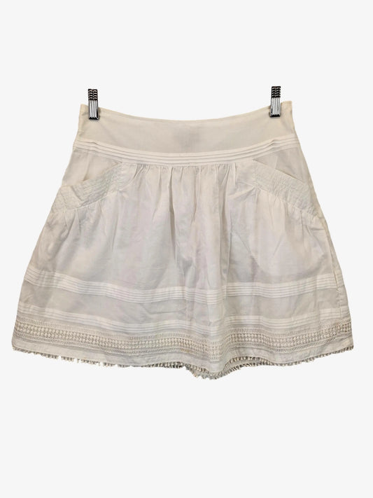 Witchery Lace Trimmed Summer Mini Skirt Size 8 by SwapUp-Online Second Hand Store-Online Thrift Store