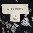Witchery Lace & Leather Midi Dress Size 10 by SwapUp-Online Second Hand Store-Online Thrift Store