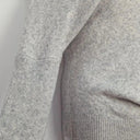 Witchery Light Grey Asymmetric Knit Jumper Size XS by SwapUp-Online Second Hand Store-Online Thrift Store