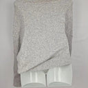 Witchery Light Grey Asymmetric Knit Jumper Size XS by SwapUp-Online Second Hand Store-Online Thrift Store