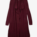 Witchery Maroon Long Line Waterfall Cardigan Size XS by SwapUp-Online Second Hand Store-Online Thrift Store