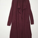 Witchery Maroon Long Line Waterfall Cardigan Size XS by SwapUp-Online Second Hand Store-Online Thrift Store