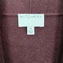 Witchery Maroon Long Line Waterfall Cardigan Size XS by SwapUp-Online Second Hand Store-Online Thrift Store