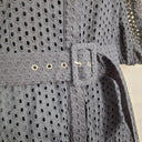 Witchery Navy Broderie Belted Shirt Midi Dress Size 12 by SwapUp-Online Second Hand Store-Online Thrift Store