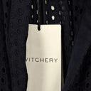 Witchery Navy Broderie Belted Shirt Midi Dress Size 12 by SwapUp-Online Second Hand Store-Online Thrift Store