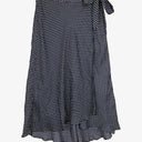 Witchery Navy Spotted Wrap Midi Skirt Size 10 by SwapUp-Online Second Hand Store-Online Thrift Store