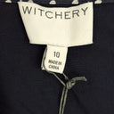 Witchery Navy Spotted Wrap Midi Skirt Size 10 by SwapUp-Online Second Hand Store-Online Thrift Store