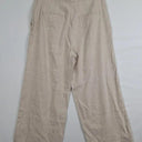 Witchery Oatmeal Linen Crop Pants Size 8 by SwapUp-Online Second Hand Store-Online Thrift Store