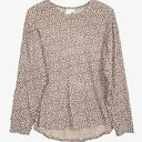 Witchery Pink Cheetah Ruched Sleeve Top Size S by SwapUp-Online Second Hand Store-Online Thrift Store
