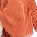 Witchery Rust Pleated Drapey Shirt Size 8 by SwapUp-Online Second Hand Store-Online Thrift Store