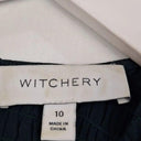 Witchery Shirred Semi Sheer Flowy Top Size 10 by SwapUp-Online Second Hand Store-Online Thrift Store