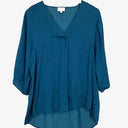 Witchery Teal Square Sleeve Top Size 8 by SwapUp-Online Second Hand Store-Online Thrift Store