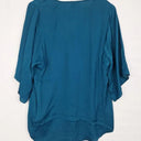 Witchery Teal Square Sleeve Top Size 8 by SwapUp-Online Second Hand Store-Online Thrift Store