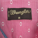 Wrangler Pink Geo Western Style Shirt Size 14 by SwapUp-Online Second Hand Store-Online Thrift Store