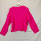Zara Fluorescent Pink Light Cropped Jumper Size S by SwapUp-Online Second Hand Store-Online Thrift Store