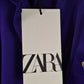 Zara Shiny Diamonte Button Mini Dress Size L by SwapUp-Online Second Hand Store-Online Thrift Store