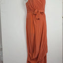 Zimmermann Elegant Clay Strapless Draped Midi Dress Size M by SwapUp-Online Second Hand Store-Online Thrift Store