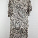 Zimmermann Silver Grey Leopard Silk Dress Size 12 by SwapUp-Online Second Hand Store-Online Thrift Store