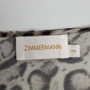 Zimmermann Silver Grey Leopard Silk Dress Size 12 by SwapUp-Online Second Hand Store-Online Thrift Store