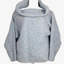 adolfo dominguez Baby Blue Alpaca Blend Cowl Jumper Size L by SwapUp-Online Second Hand Store-Online Thrift Store