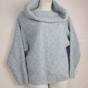 adolfo dominguez Baby Blue Alpaca Blend Cowl Jumper Size L by SwapUp-Online Second Hand Store-Online Thrift Store