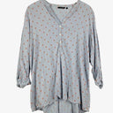 melange Patterned Casual 3/4 Sleeve Blouse Size XL by SwapUp-Online Second Hand Store-Online Thrift Store