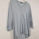 melange Patterned Casual 3/4 Sleeve Blouse Size XL by SwapUp-Online Second Hand Store-Online Thrift Store