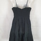 Cue Linen Midi Dress Size 8 by SwapUp-Second Hand Shop-Thrift Store-Op Shop 
